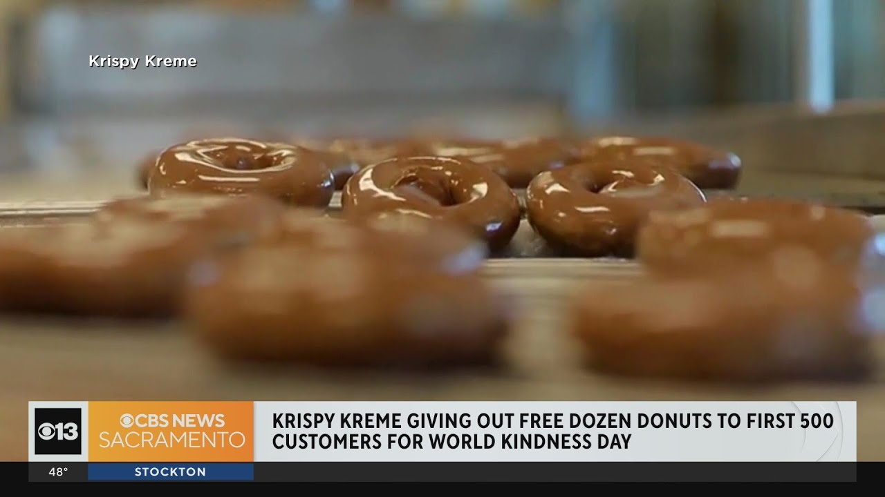 Why is Krispy Kreme giving out free doughnuts for World Kindness Day